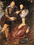 RUBENS, Pieter Pauwel The Artist and His First Wife, Isabella Brant, in the Honeysuckle Bower Spain oil painting artist